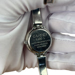 Gucci 1400L Black Dial Bangle Band
