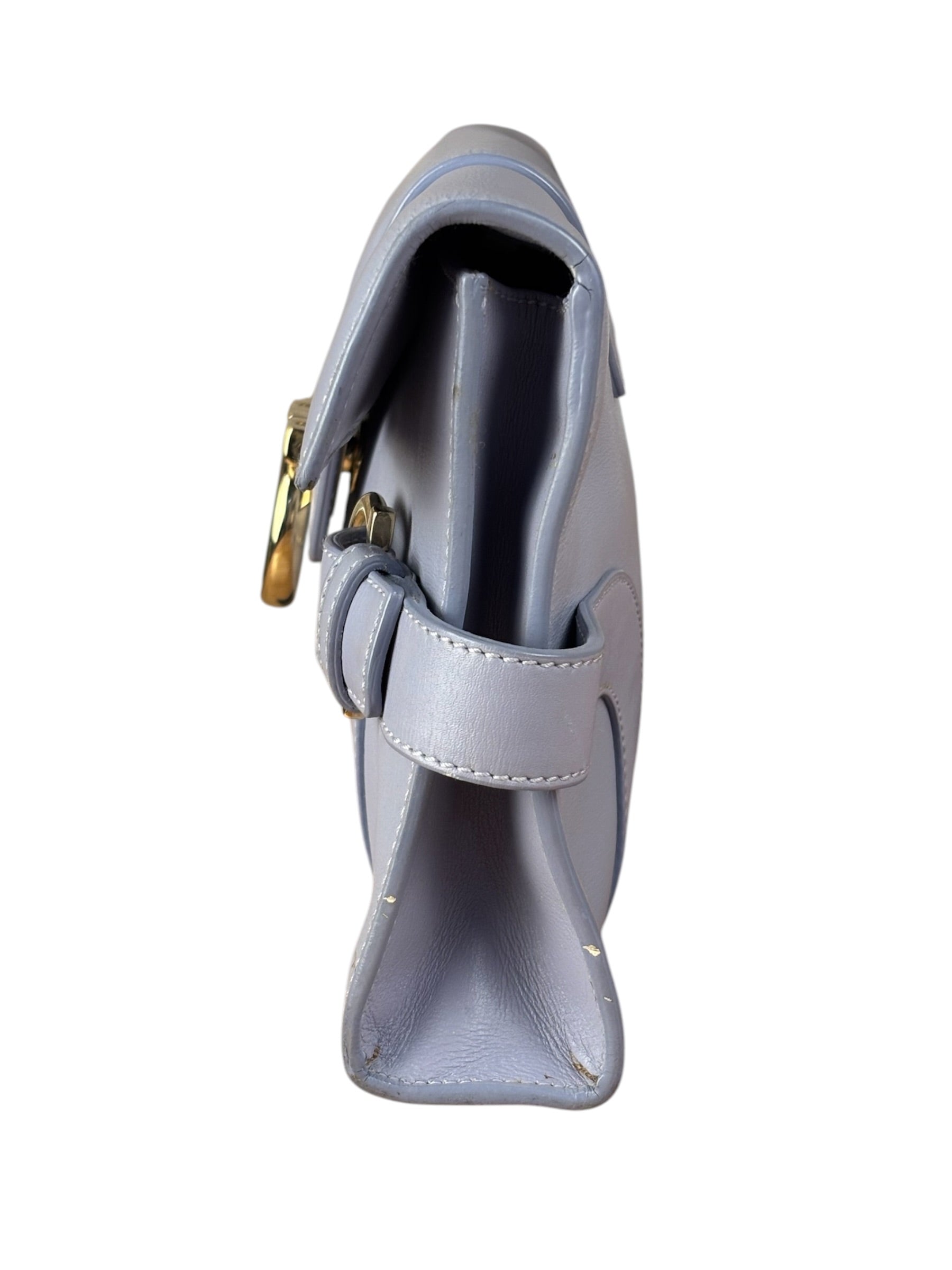 Salvatore Ferragamo Lavender Motherwell Clutch