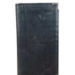 Celine Vintage Black Leather Triomphe Long Wallet