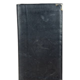 Celine Vintage Black Leather Triomphe Long Wallet