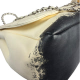 Chanel White Quilted Leather Blizzard Zip Flap-Shoulder Bag 2010