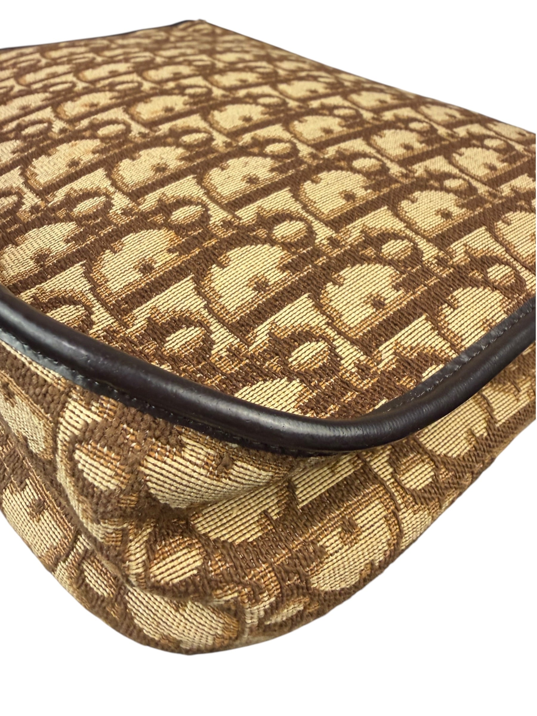 Christian Dior Vintage Brown Trotter Shoulder Bag