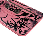 Balenciaga Pink Grafitti Le City Zip Wallet