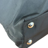 Prada Black Tessuto Nylon Leather Trim Hand Bag