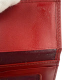 Givenchy Vintage Red Leather Trifold Wallet