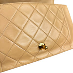 Chanel Beige CC Leather Diana Flap Bag '92