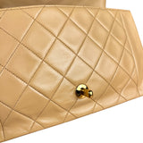 Chanel Beige CC Leather Diana Flap Bag '92