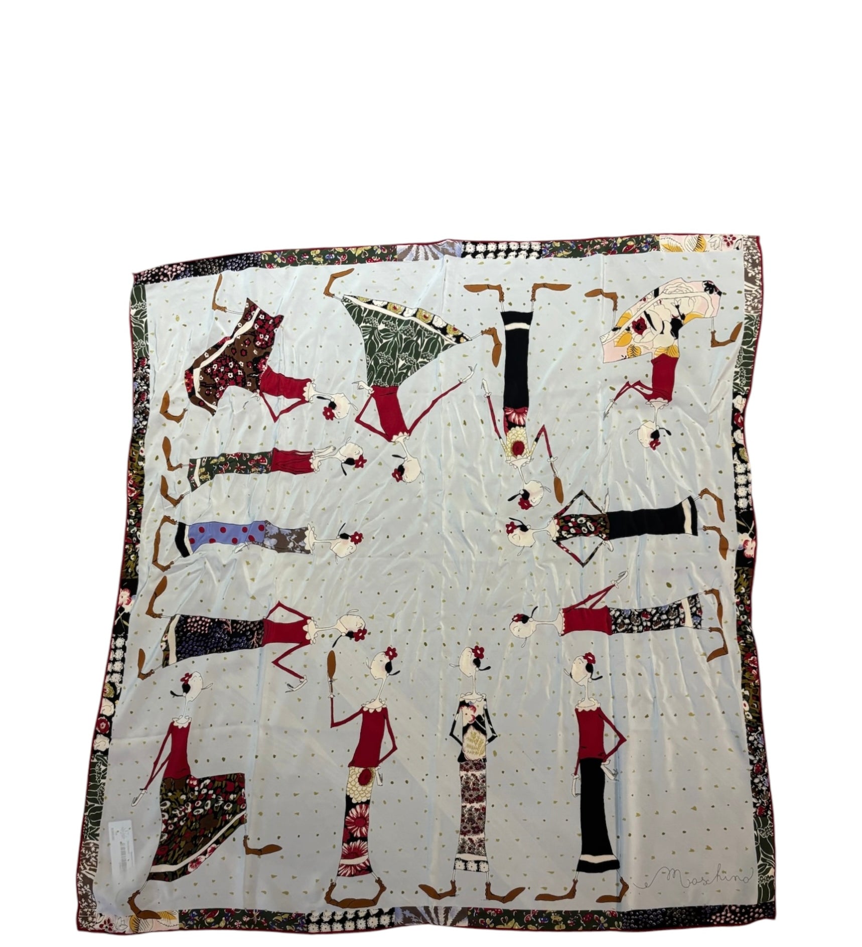 Moschino Vintage Chic Silk Scarf