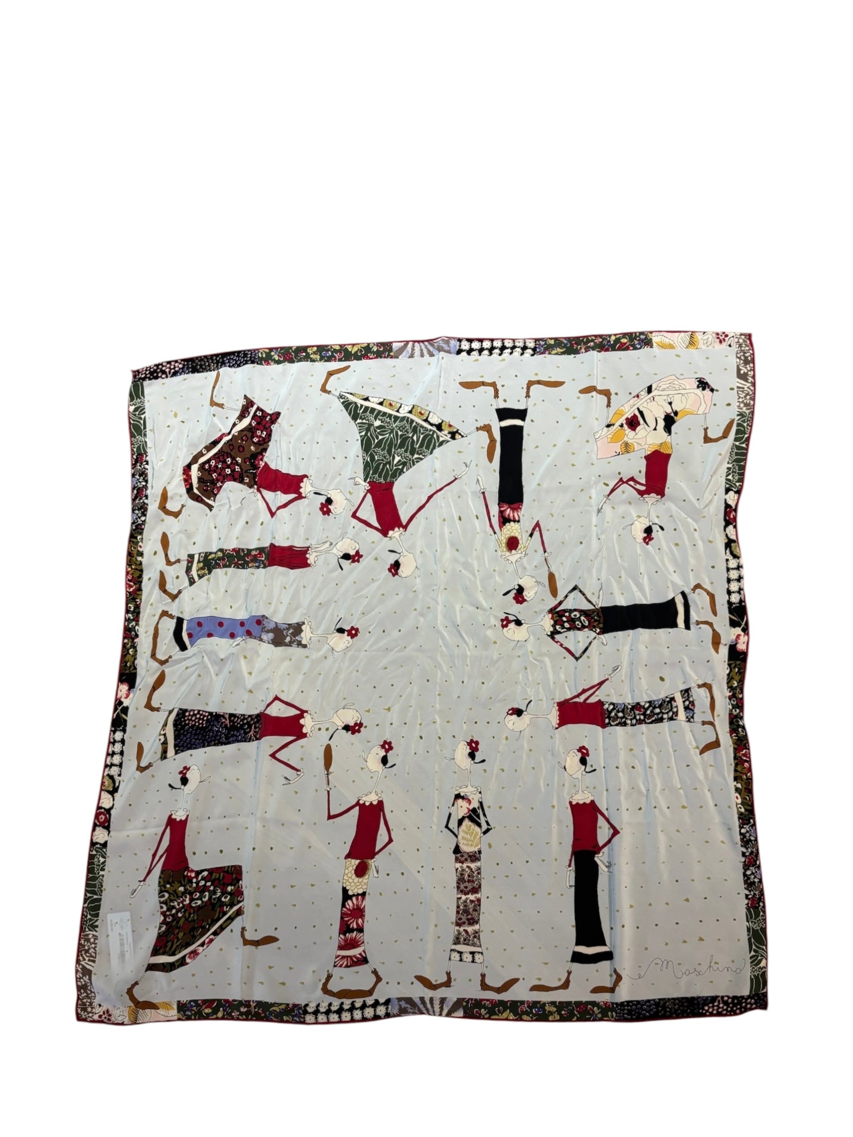 Moschino Vintage Chic Silk Scarf