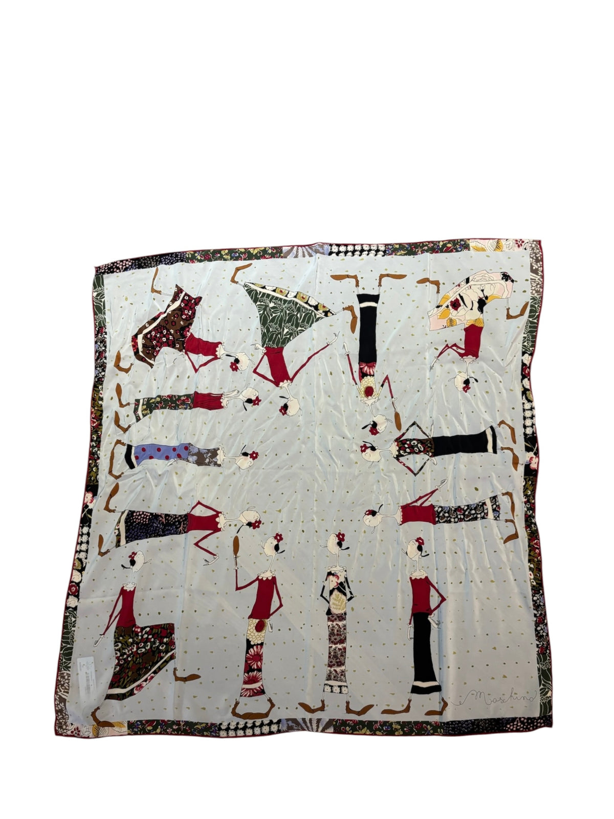 Moschino Vintage Chic Silk Scarf