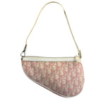 Christian Dior Vintage Monogram Diorissimo Trotter Saddle Pochette