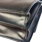 Fendi Black Leather Kan I Monster Eyes Shoulder Bag