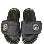 Louis Vuitton Black Pool Pillow Comfort Mules