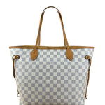 Louis Vuitton Neverfull MM Damier Azure Rose Interior w/ Pouch