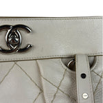 Chanel Beige Quilted Leather Tote 2009