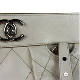 Chanel Beige Quilted Leather Tote 2009