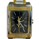 YSL 2 Tone Tank Black Stick Dial