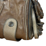 Chloe Vintage Brown Leather Silverado Shoulder Bag