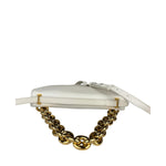 Bottega Veneta White Leather Mount Shoulder Bag