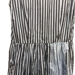 Prada Blue Sleeveless Striped Dress