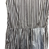 Prada Blue Sleeveless Striped Dress