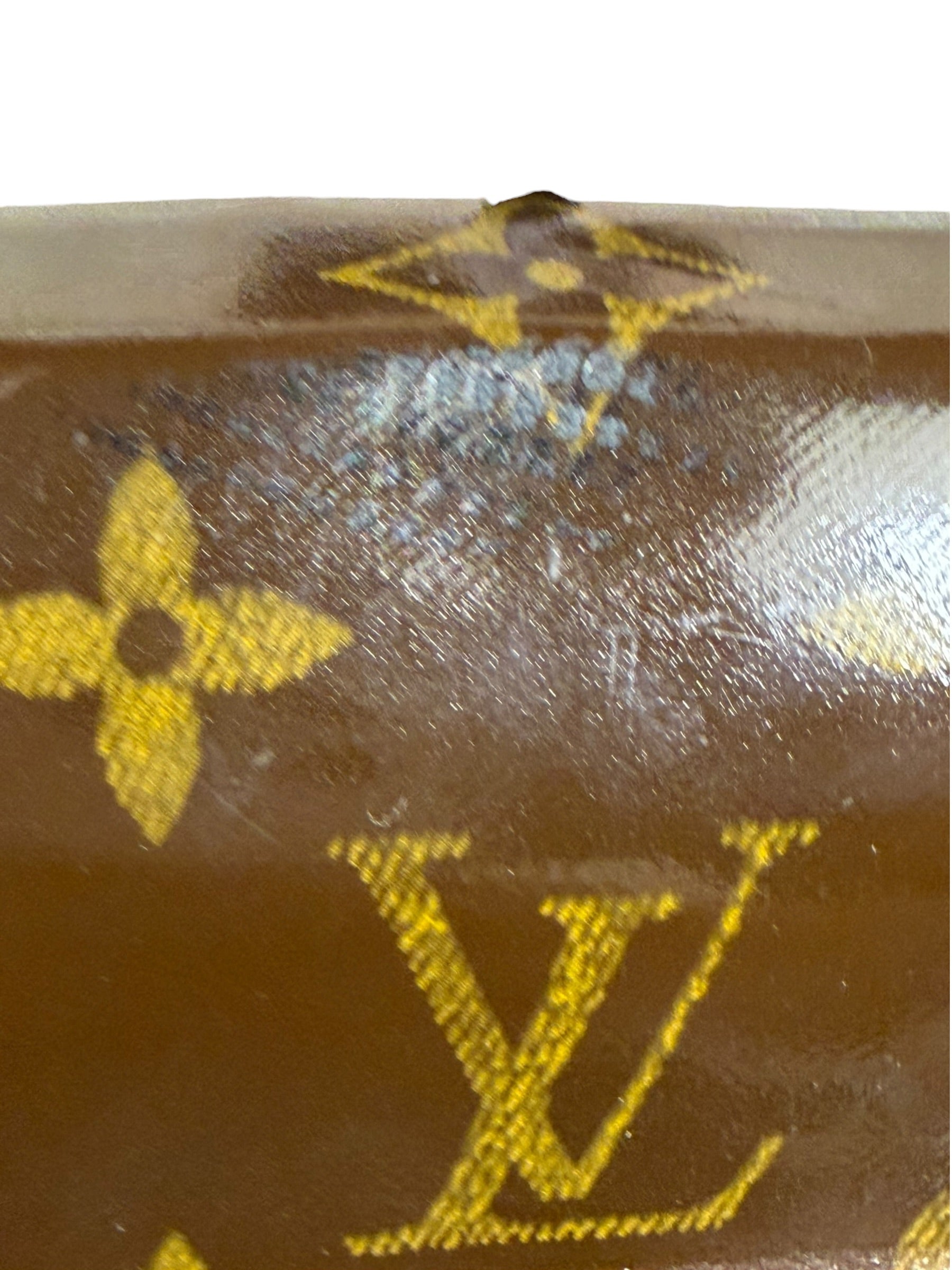 Louis Vuitton Brown Monogram Ambre Tweedy Zip GM