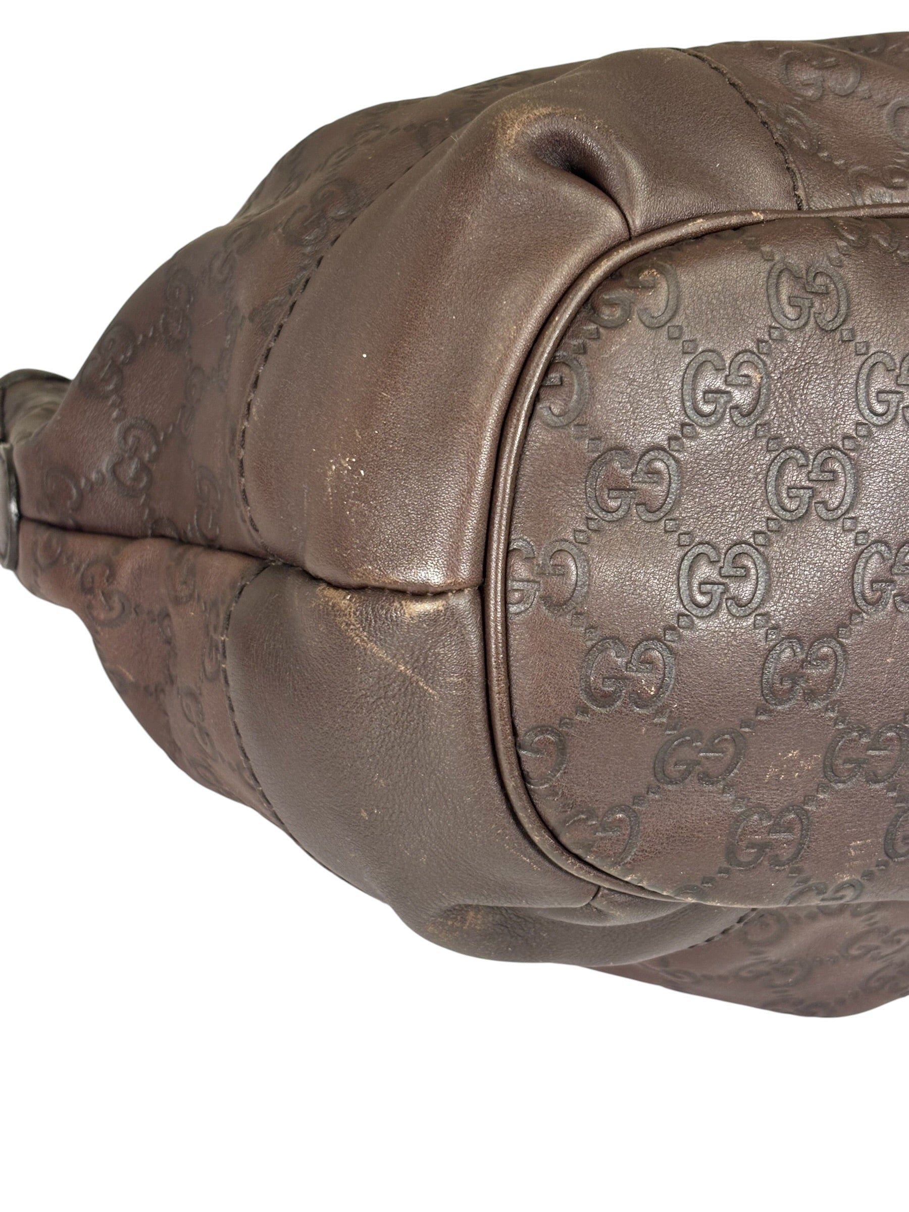 Gucci Brown GG Supreme Shoulder Bag