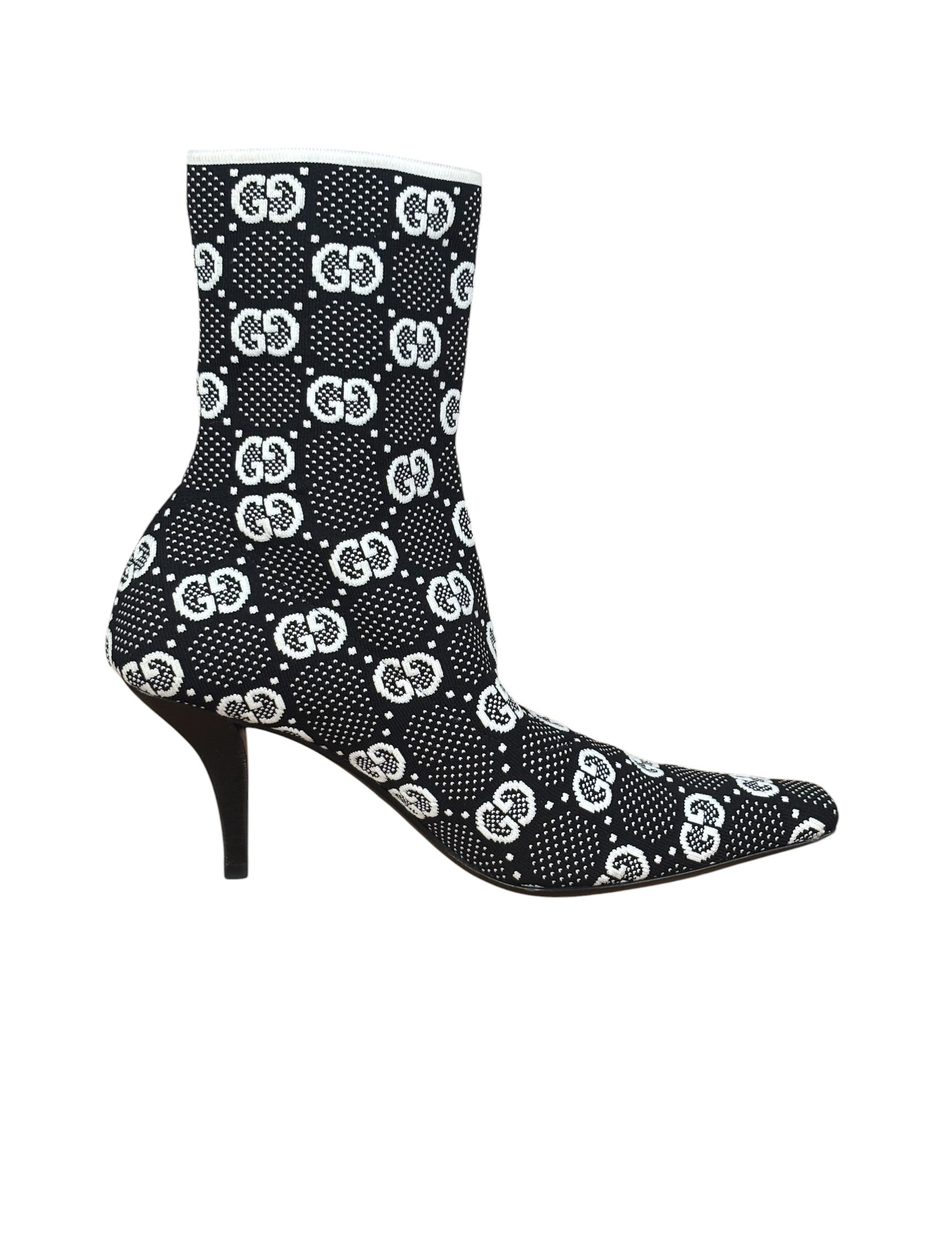 Gucci GG Jersey Knit Boots