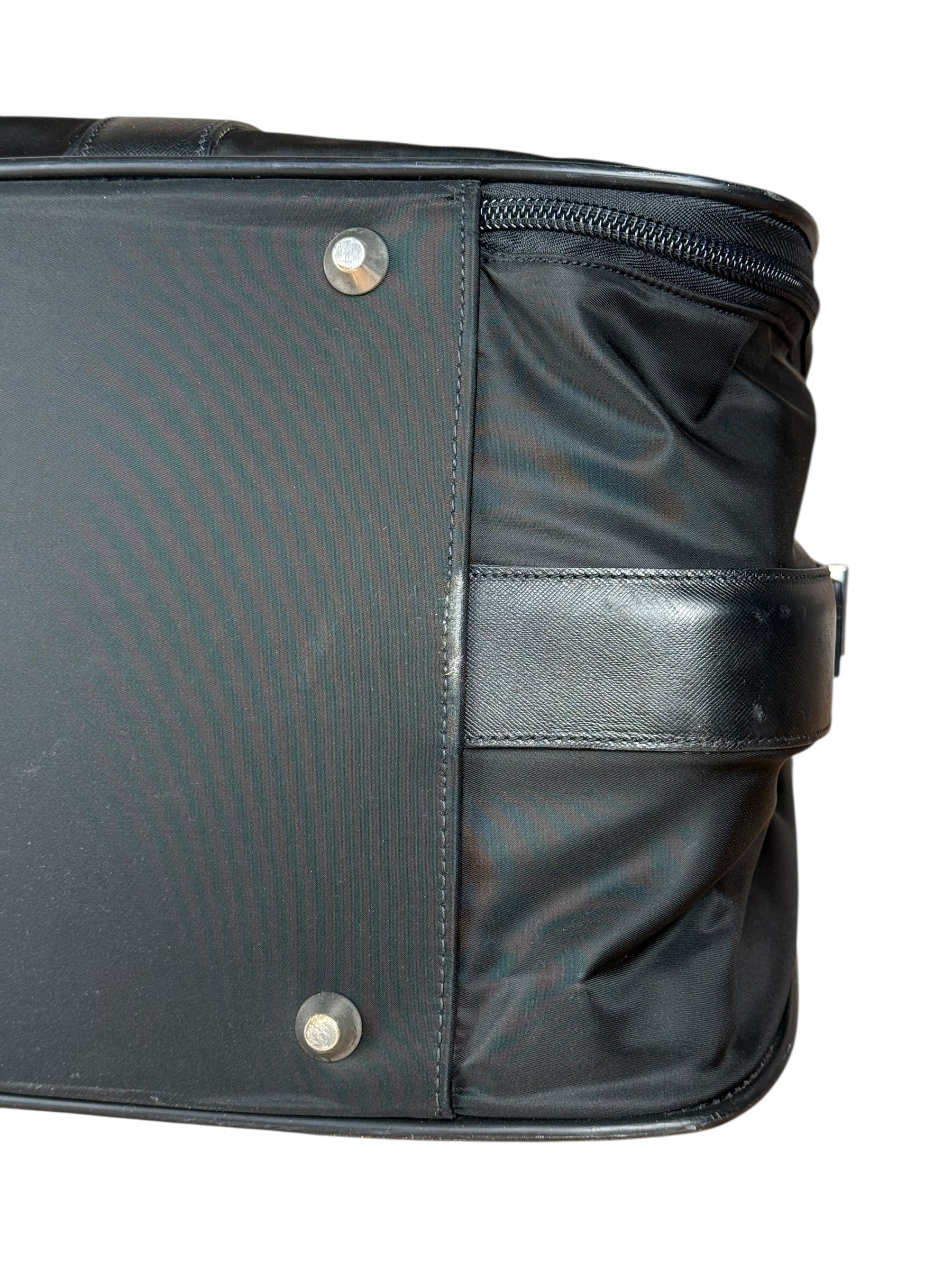 Prada Nylon Saffiano Travel Suitcase
