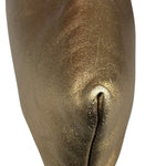Salvatore Ferragamo Metallic Gold Gancini Shoulder Bag
