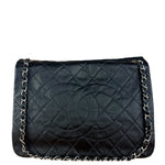 Chanel Black Leather Reissue 2.55 Flap Shoulder Bag 1999