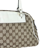 Gucci GG Canvas Trophy Boston Bag