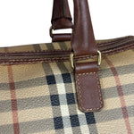 Burberry Vintage Haymarkert House Mini Boston Handbag