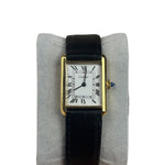 Cartier Vintage Tank White Roman Dial 1970's