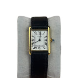 Cartier Vintage Tank White Roman Dial 1970's