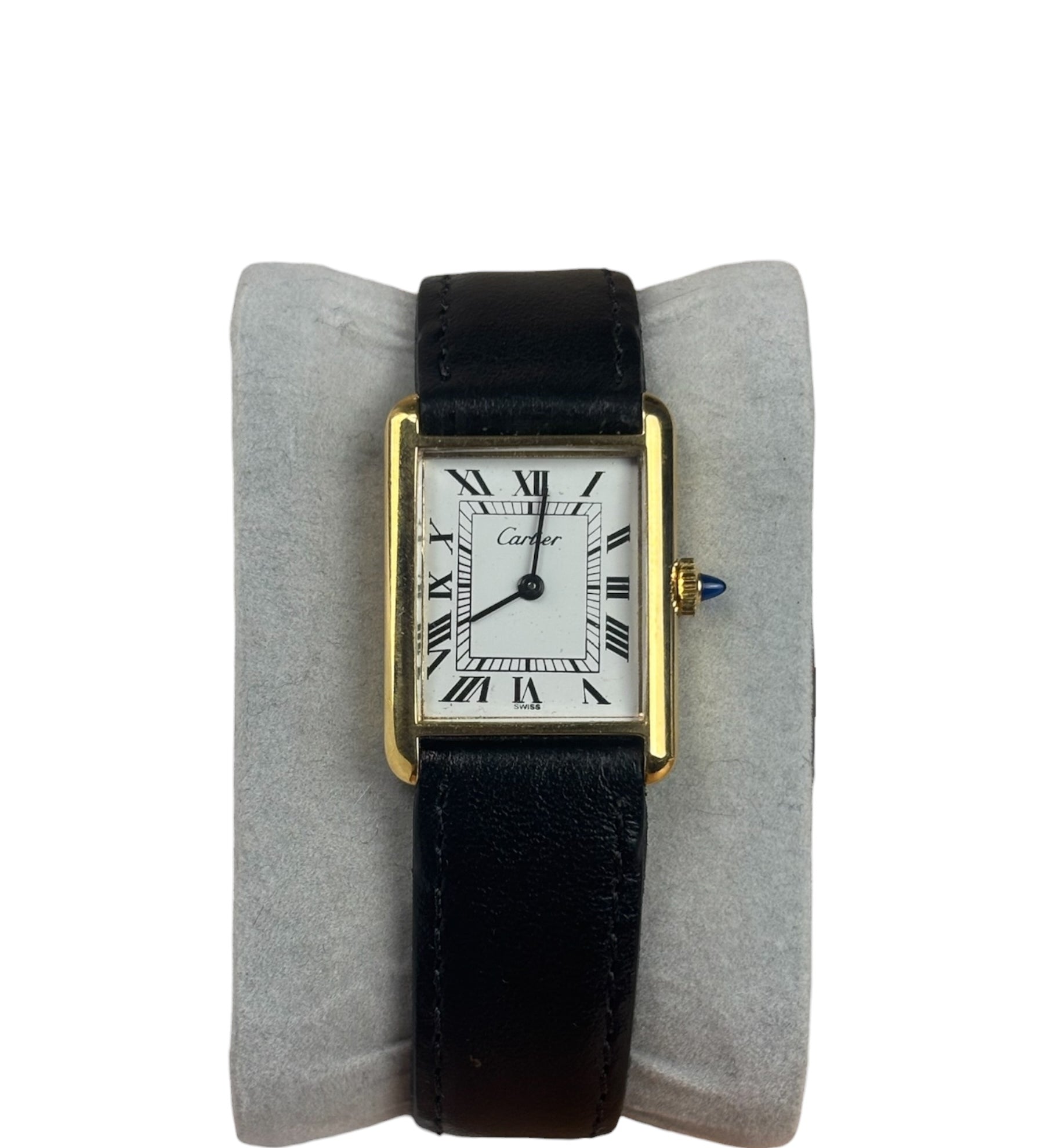 Cartier Vintage Tank White Roman Dial 1970's