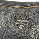 Prada Black Leather Shoulder Bag