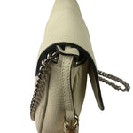 Gucci Soho Chain Flap Shoulder Bag White