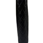 YSL Black Leather Baby Victoire Chain Clutch