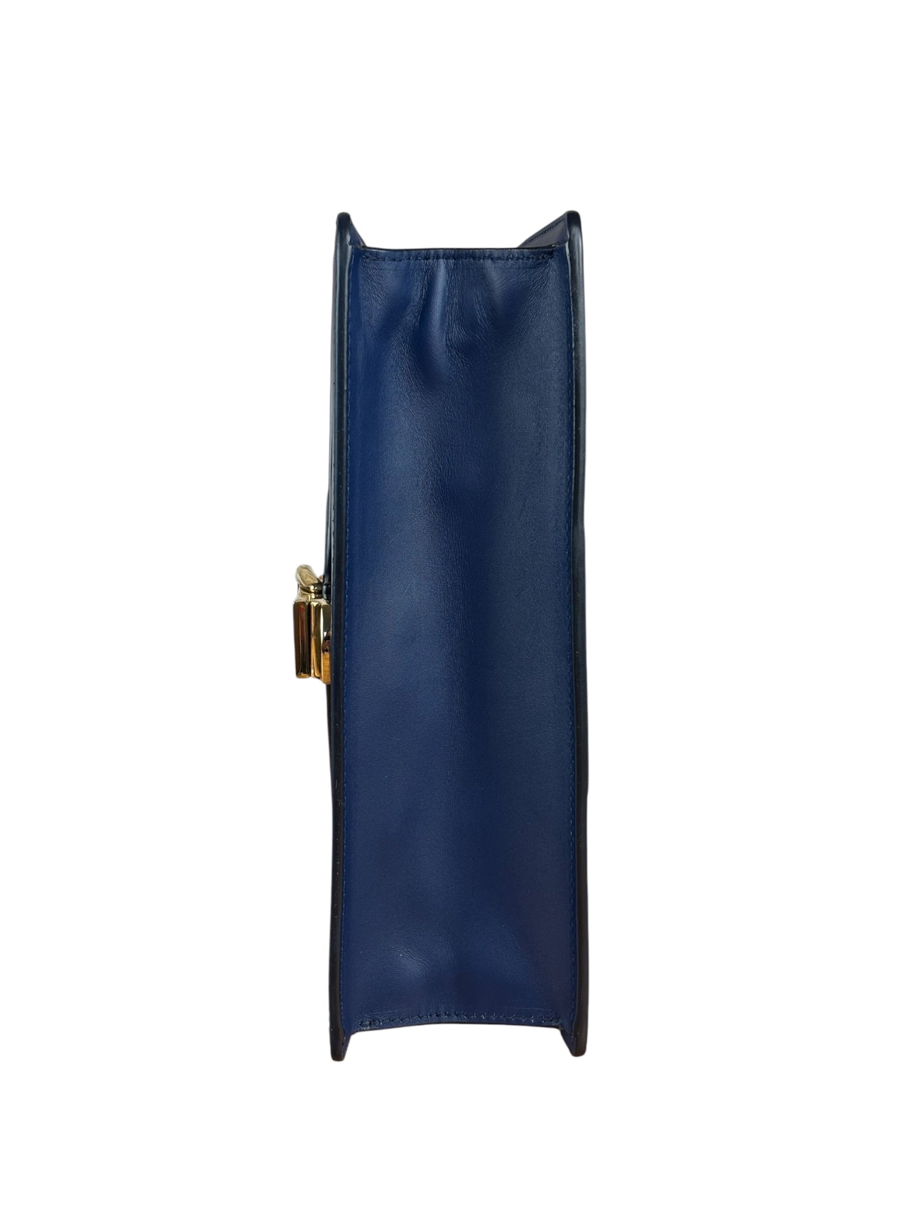 Gucci Navy Blue Sylvie Leather Crossbody Bag