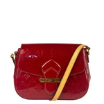Louis Vuitton Monogram Red Vernis Bellflower Crossbody
