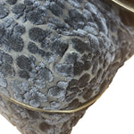 Bottega Veneta Vintage Blue Leopard Chenille Shoulder/Hand Bag