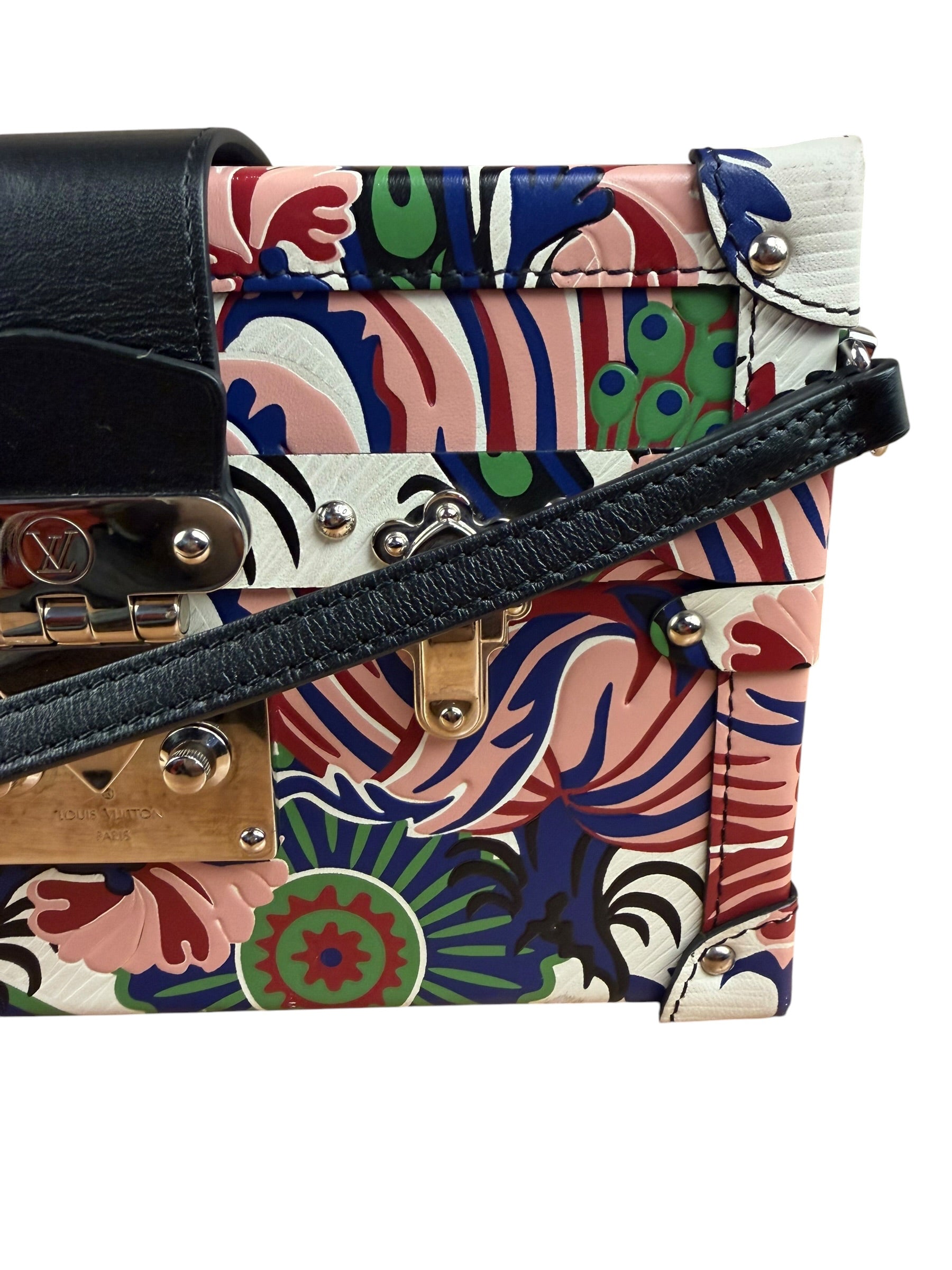 Louis Vuitton Multi-Color Leather Petite Malle Vanity Case
