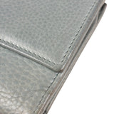 Gucci Light Blue GG Embellished Leather Long Wallet