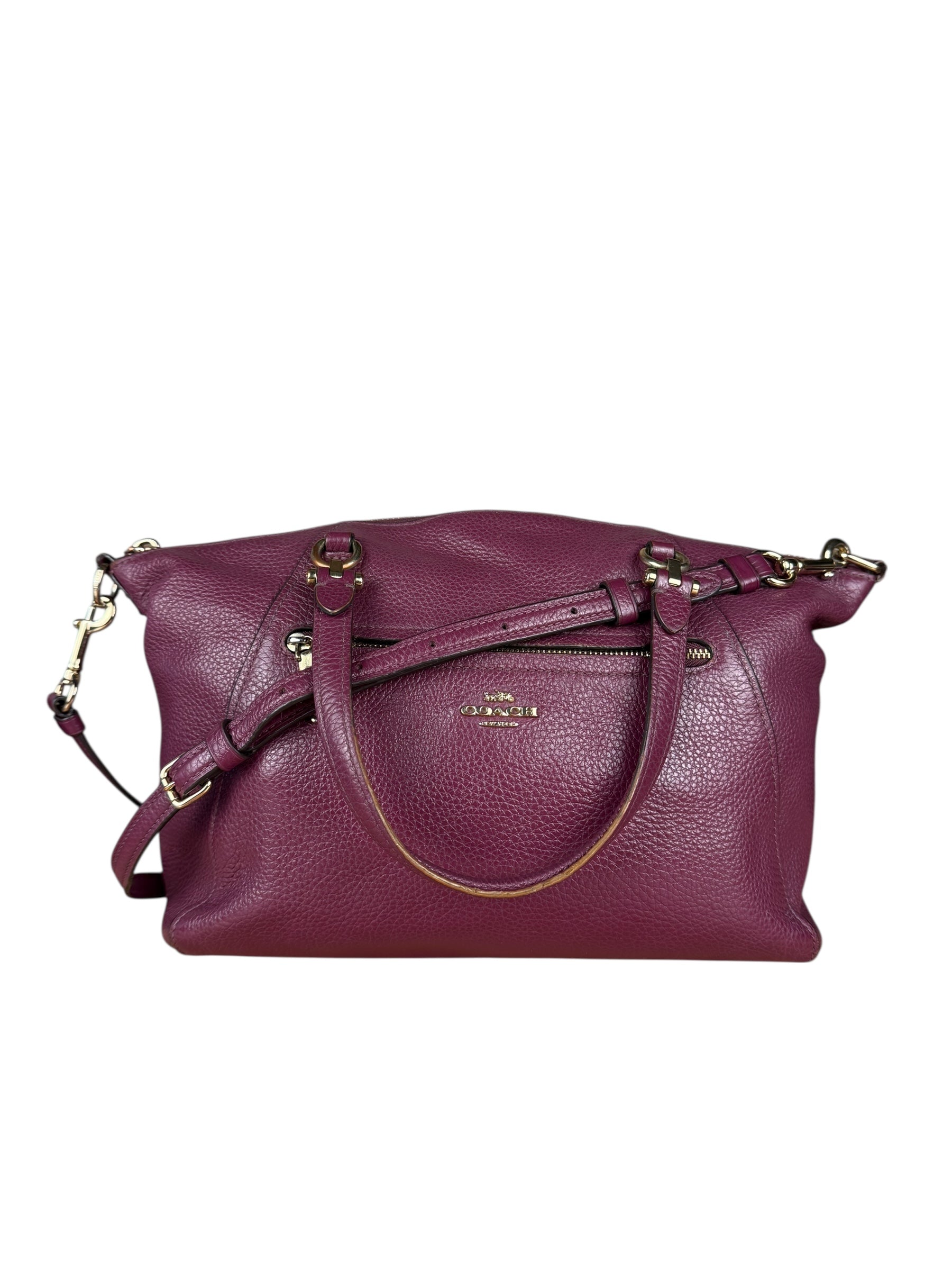 Coach Purple Top Handle Crossbody Bag