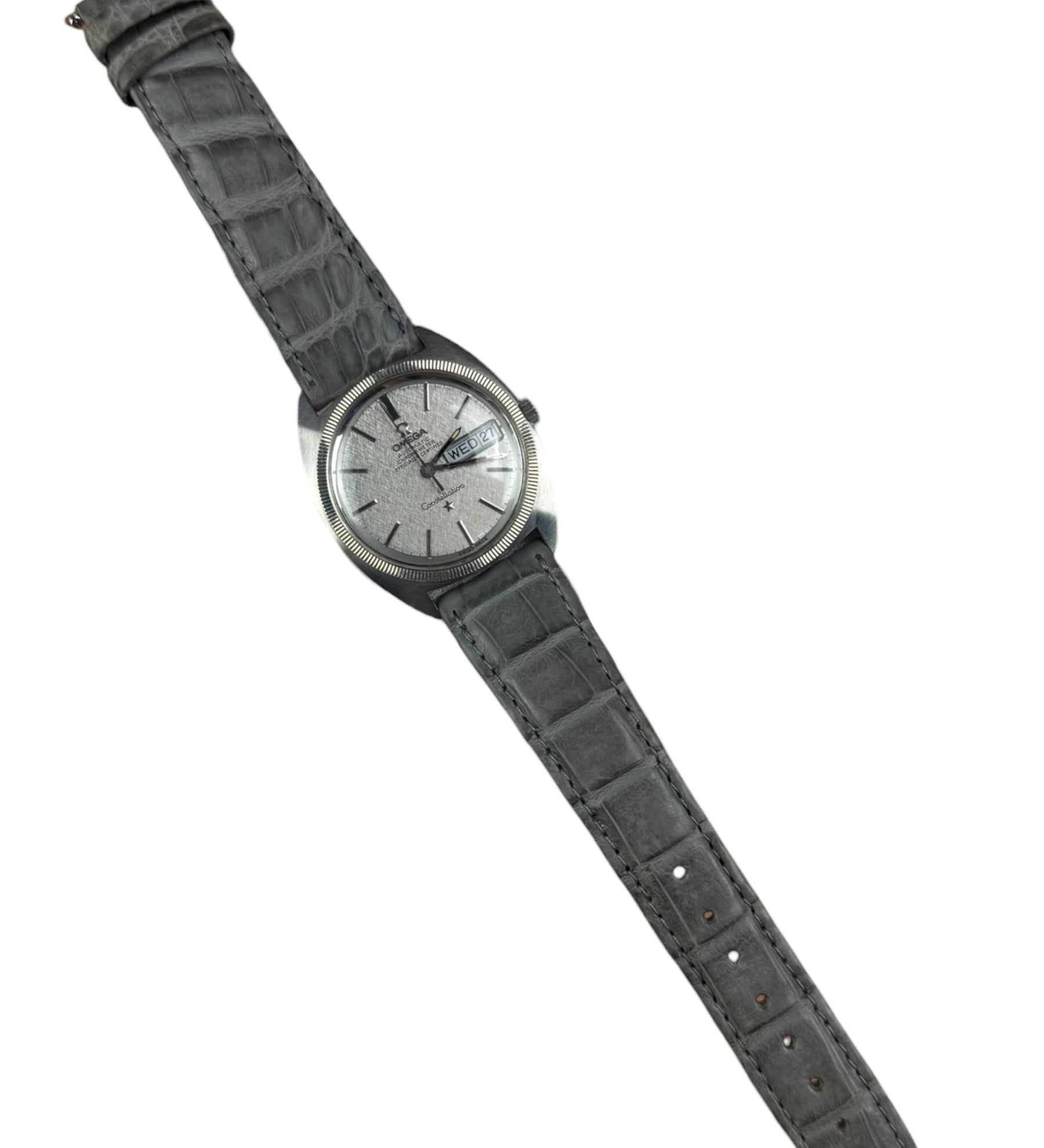 Omega Constellation Silver Linen Dial Day/Date 1969