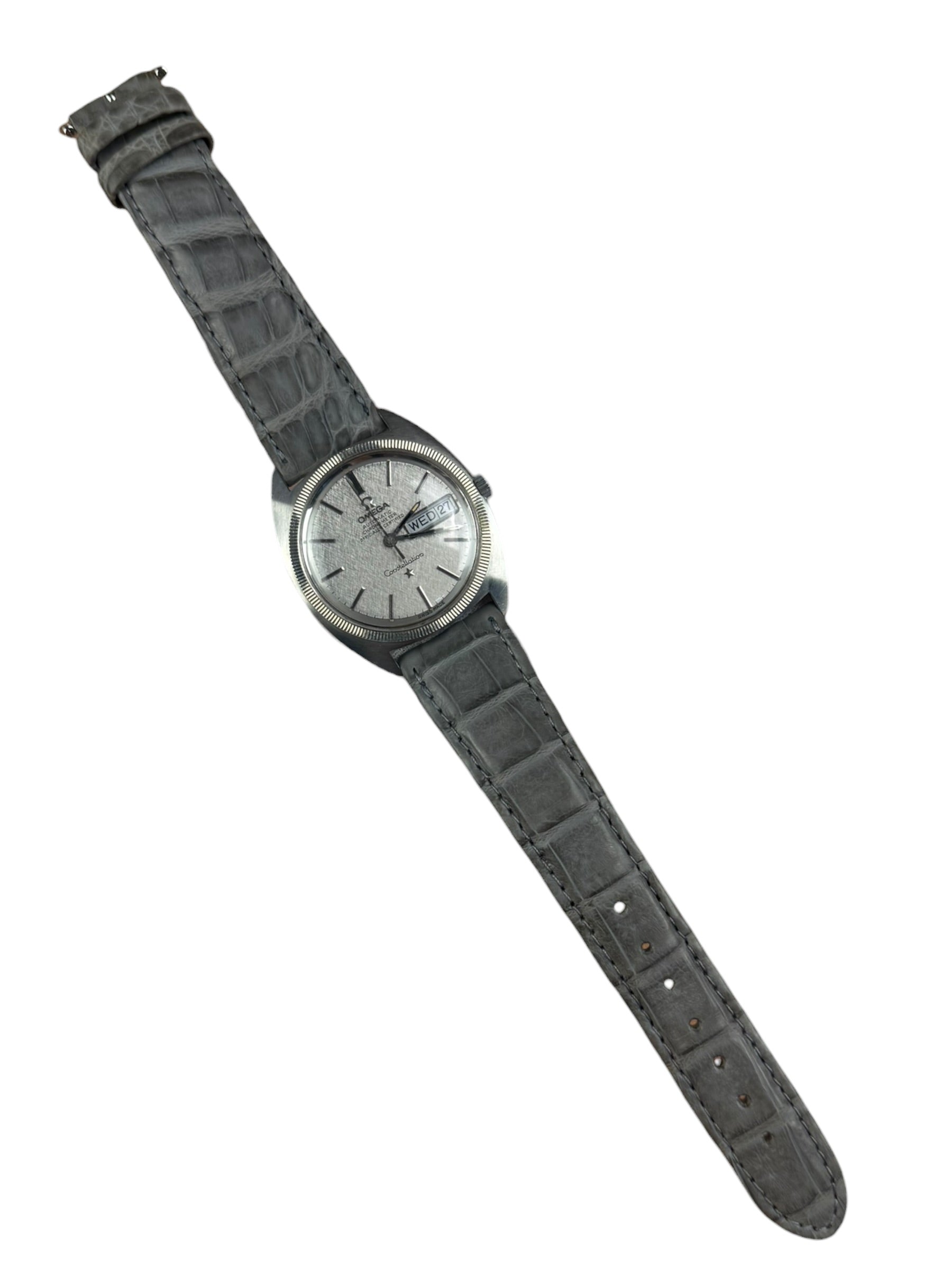Omega Constellation Silver Linen Dial Day/Date 1969