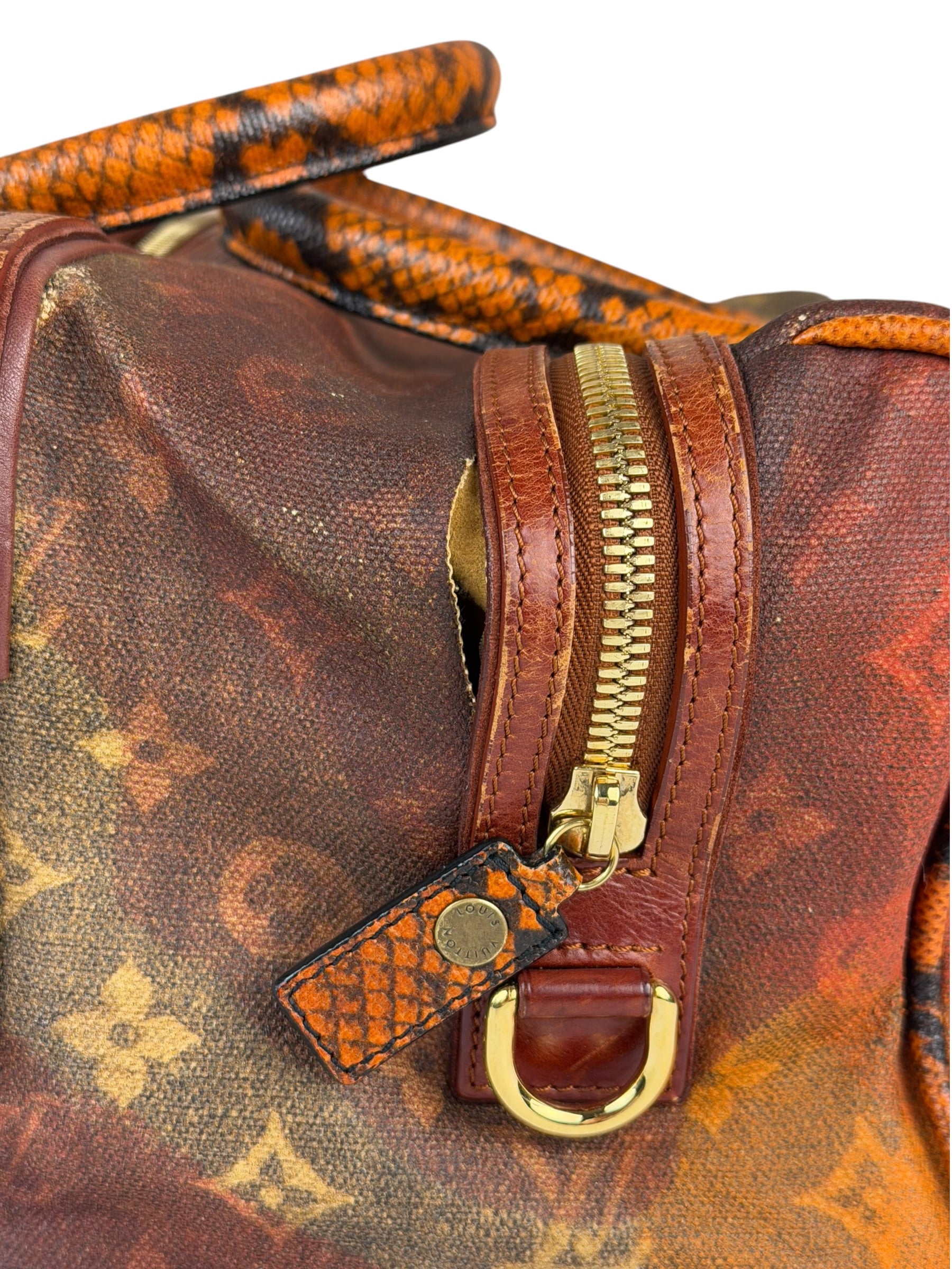 Louis Vuitton Multicolor Leather Mancrazy Jokes Handbag