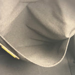 Fendi Metalic Gold Patent Pebbled Leather Media Boston Bag
