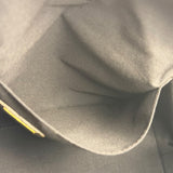 Fendi Metalic Gold Patent Pebbled Leather Media Boston Bag